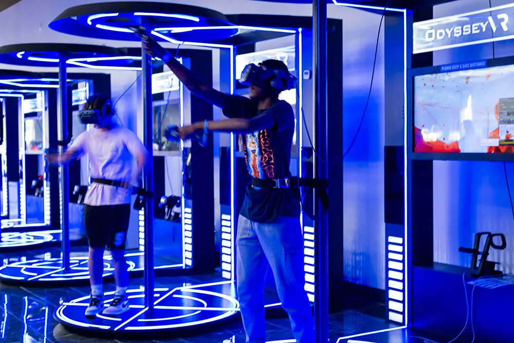 Inside Odyssey VR Arena
